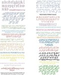 Backstitch Alphabets (image for) Backstitch Alphabets